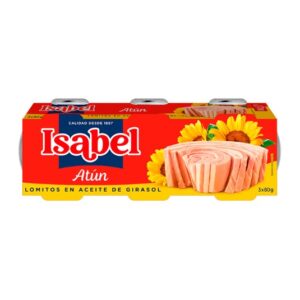 Atún en Aceite de Girasol ISABEL, Pack (3x80g)