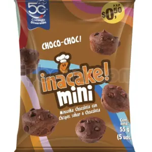 Mini Cakes de Chocolate INACAKE, 55g