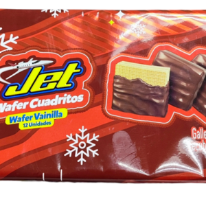 Jet Wafer Cuadritos (Wafer Vainilla), 168g