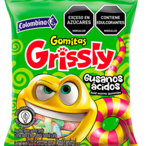 Gomitas Gusanos Ácidos GRISSLY, 80g