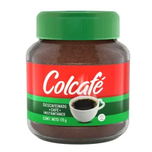 Café Instantáneo Descafeinado COLCAFÉ, 170g