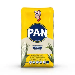 Harina de Maíz Blanco Precocida P.A.N, 1Kg