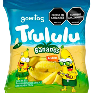 Gomitas Bananos Aciditos TRULULU, 80g