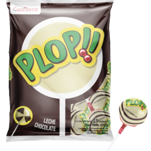 Chupete Leche - Chocolate PLOP, 456g