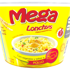 Fideos Instantáneos Sabor a Pollo LONCHYS, 107g