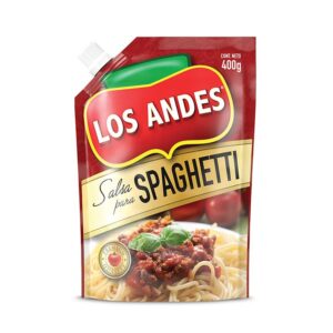 Salsa para Spaghetti LOS ANDES, DoyPack 400g