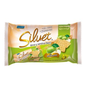 Galletas Integrales con Manzana SILUET, 252g