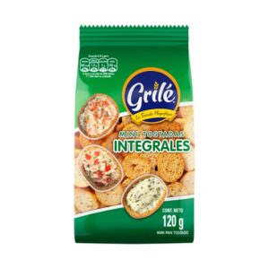 Mini Tostadas Integrales, 120g