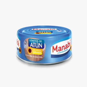 Atún en Aceite de Girasol MANABÍ, 160g