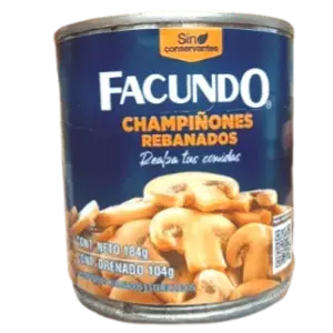 Champiñones Rebanados FACUNDO, 184g