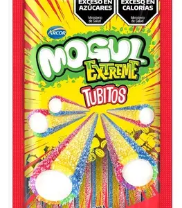 Gomitas Tubitos Extreme (Tutti Frutti) MOGUL, 70g