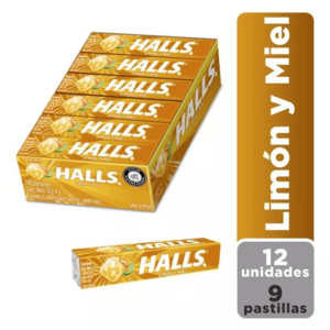CARAMELO HALLS SABOR LIMÓN - MIEL