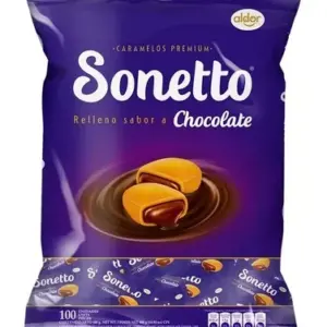 Caramelo Relleno de Chocolate SONETTO, 400g