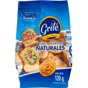Mini Tostadas Naturales, 120g