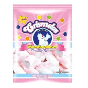 MARSHMALLOWS CRISMELOS (Sabor a Fresa), 200g