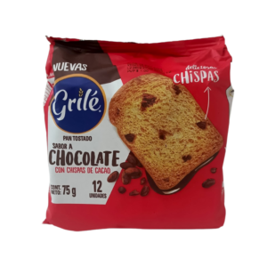 Tostadas sabor Chocolate con Chispas, 75g