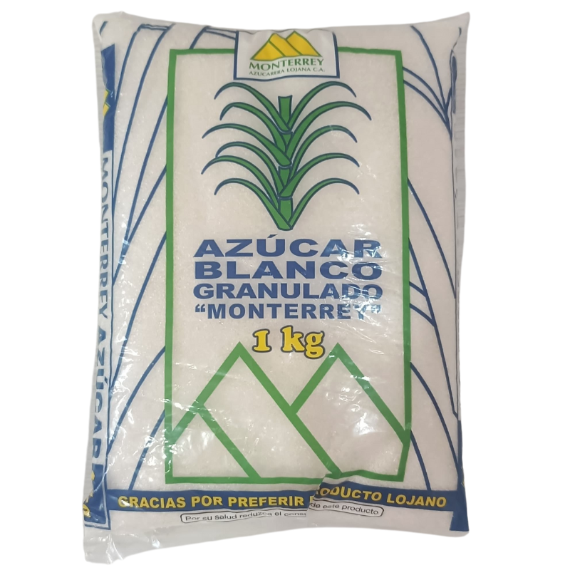 Azúcar Blanco Granulado MONTERREY, 1Kg - Mercadomi