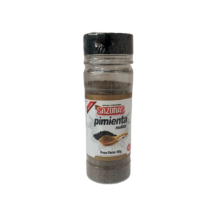 Pimienta Negra SAZONAS, FCO Cilindro 60Gr