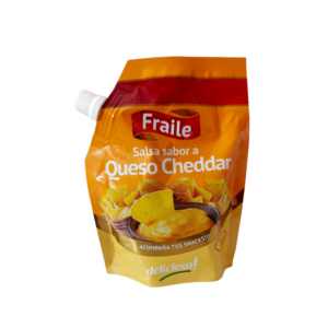 Salsa sabor a Queso Cheddar FRAILE, DoyPack 250g