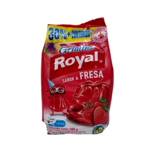Gelatina de Fresa ROYAL, 500g