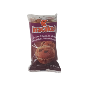 Cakes de Vainilla con Chispas de Chocolate INACAKE, 80g