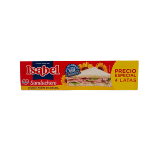 Atún Sanduchero ISABEL, Tetrapack (80g c/u)