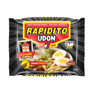 Udon Sabor a Pollo RAPIDITO, 100g