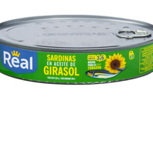 Sardina en Aceite de Girasol REAL, Óvalo 425g
