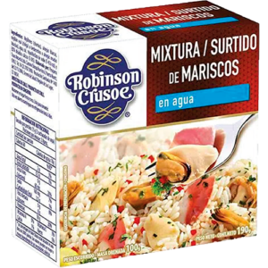 Surtido de Mariscos en Agua ROBINSON CRUSOE, 190g