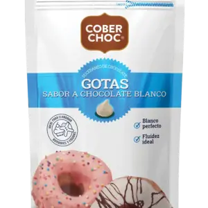 Gotas de Chocolate Blanco COBERCHOC, 500g