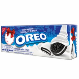 Galletas OREO Bañadas en Chocolate Blanco, 131g