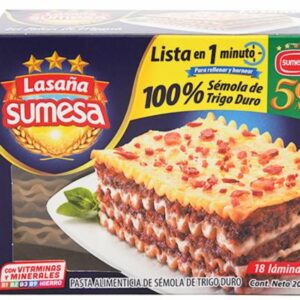 Pasta Lasaña SUMESA, 200g
