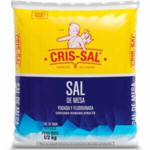 Sal de Mesa CRIS-SAL, 1/2Kg