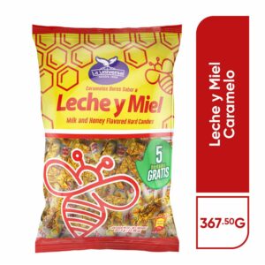 Caramelos Leche y Miel, 367.5g