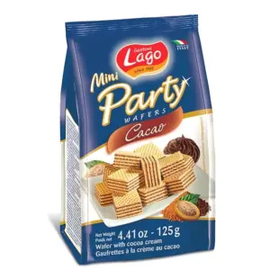 Galletas con Crema de Cacao LAGO, 125g