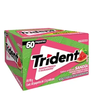 CHICLE TRIDENT SABOR SANDÍA - Display x 60