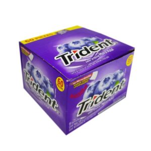 CHICLE TRIDENT MORA AZUL - Display x 60