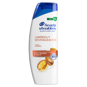 SHAMPOO HS LIMPIEZA Y REVITALIZACION ARGAN 180ML