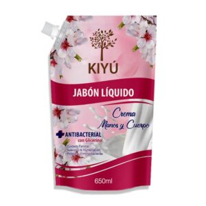 JABON LIQ ANTIB 650ML CREMA KIYU DOYP 12C