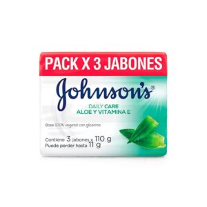 JABON JOHNSONS ALOE VERA 3X110G
