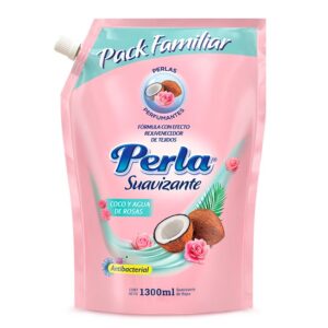 SUAVIZANTE PERLA BB DE 1300ML COCO Y AGUA ROSA