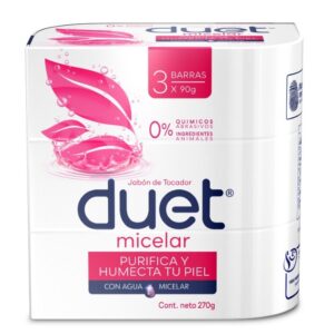JABON DUET MICELAR TRIPACK 270G