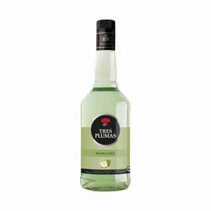 Licor TRES PLUMAS Manzana, 700 Ml