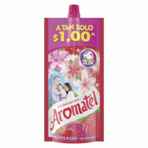 SUAVIZANTE AROMATEL 340ML FRUTOS ROJOS