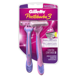 GILLETTE MAQ PRESTOBARBA 3 MUJER X 2