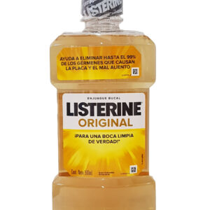 ENJUAGUE BUC.LISTERINE ORIGINAL 500ML AMARILLO