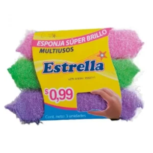ESPONJA SUPER BRILLO ESTRELLA X3UND