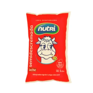 LECHE NUTRI SEMIDESCREMADA 900ML FUNDA