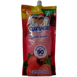 SUAVIZANTE SUAVITEL FRESAS Y CHOCOLATE 360ML