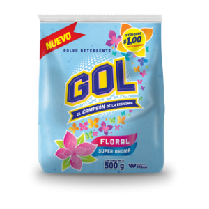 DETERGENTE EN POLVO GOL FLORAL 500GR